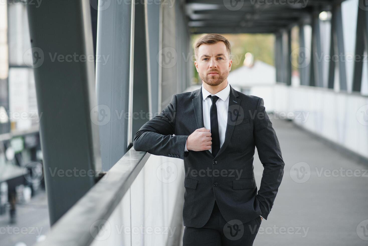 Portrait of an handsome businessman photo