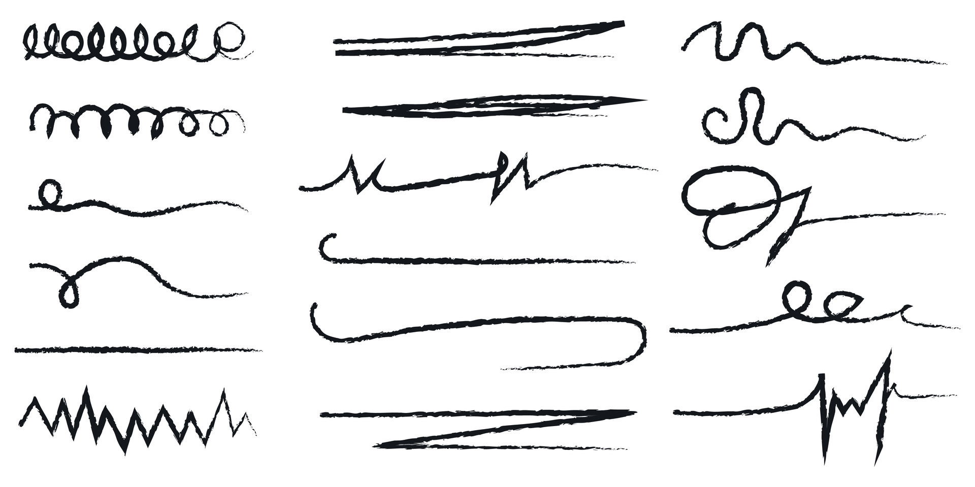 Elements for notetaking, highlighting, and underlining in Hand drawn