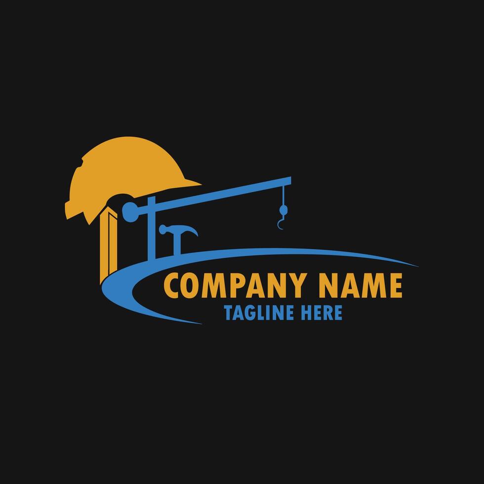 Constrution building property logo design vector