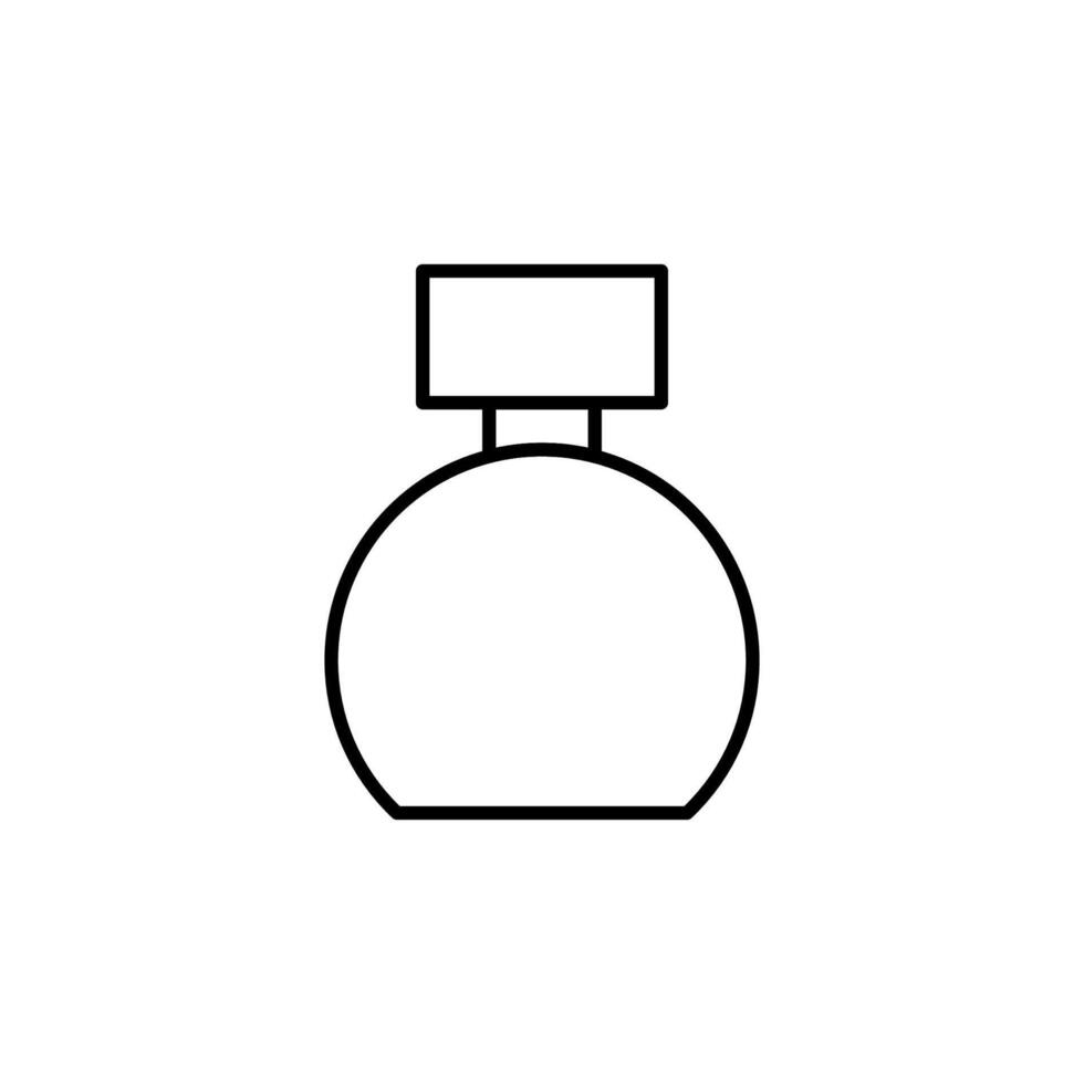 Perfume Vector Outline Symbol For Design, Infographics, Apps