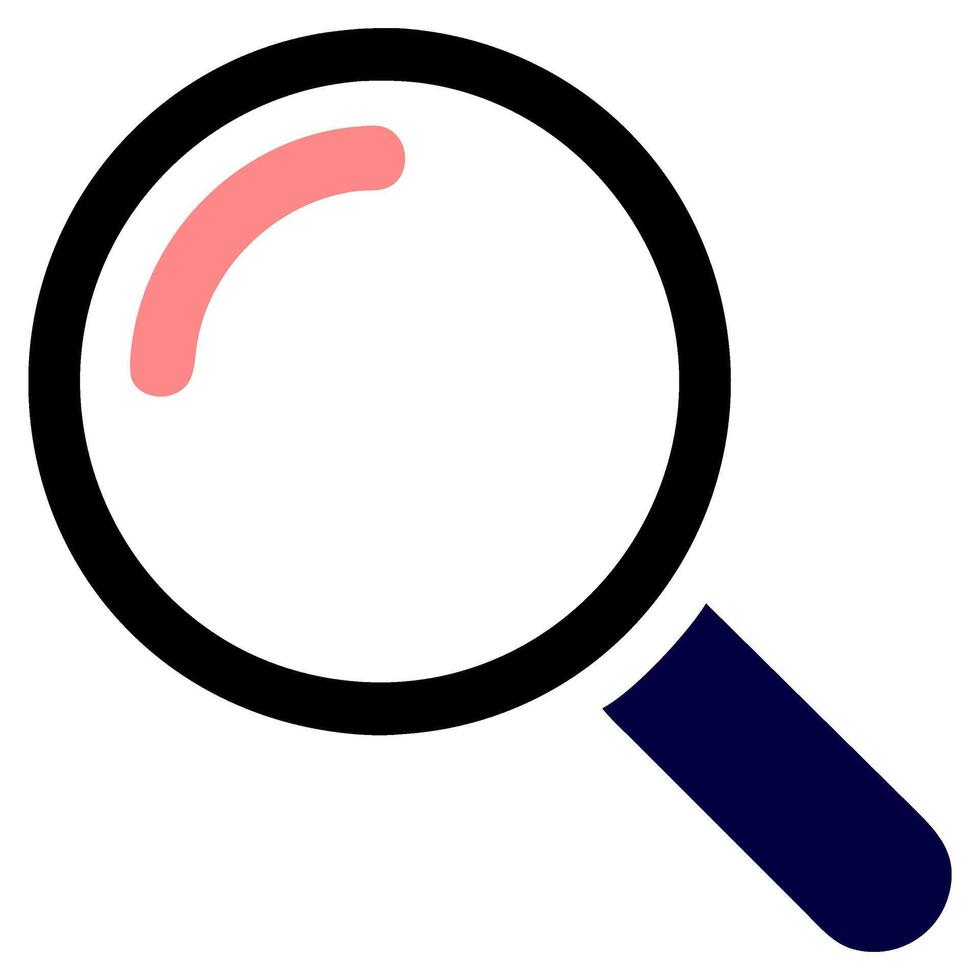 search icon in trendy flat style, vector icon