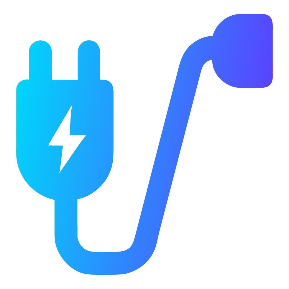 electric pin icon in trendy flat style, vector icon