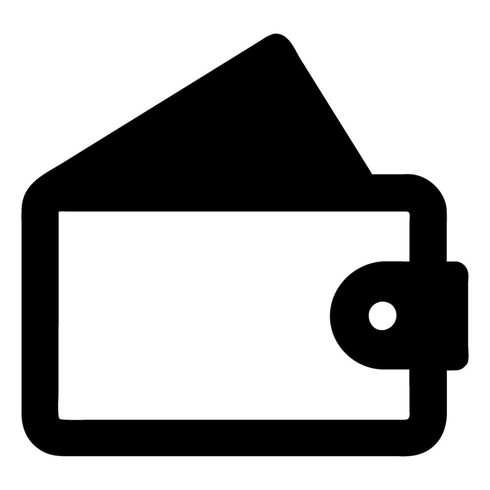 wallet icon in trendy flat style, vector icon