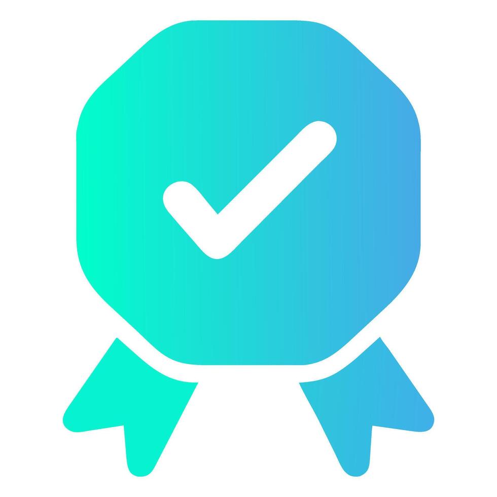 verified icon in trendy flat style, vector icon