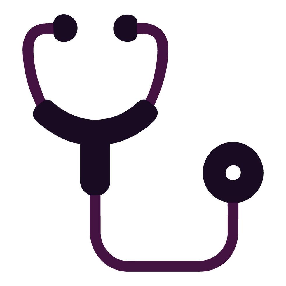 stethoscope icon in trendy flat style, vector icon