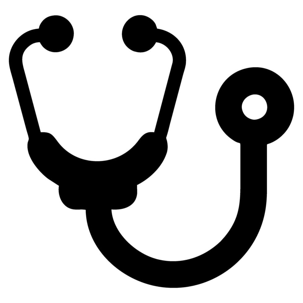 stethoscope icon in trendy flat style, vector icon