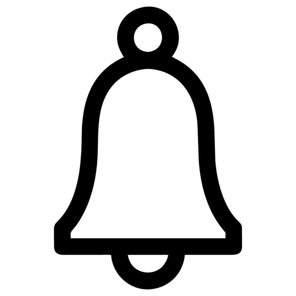 bell icon in trendy flat style, vector icon