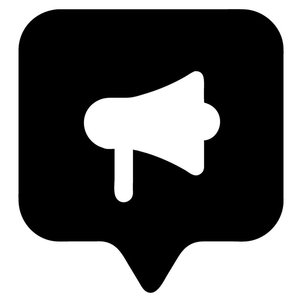 megaphone icon in trendy flat style, vector icon