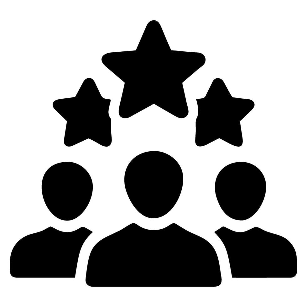 public review icon in trendy flat style, vector icon