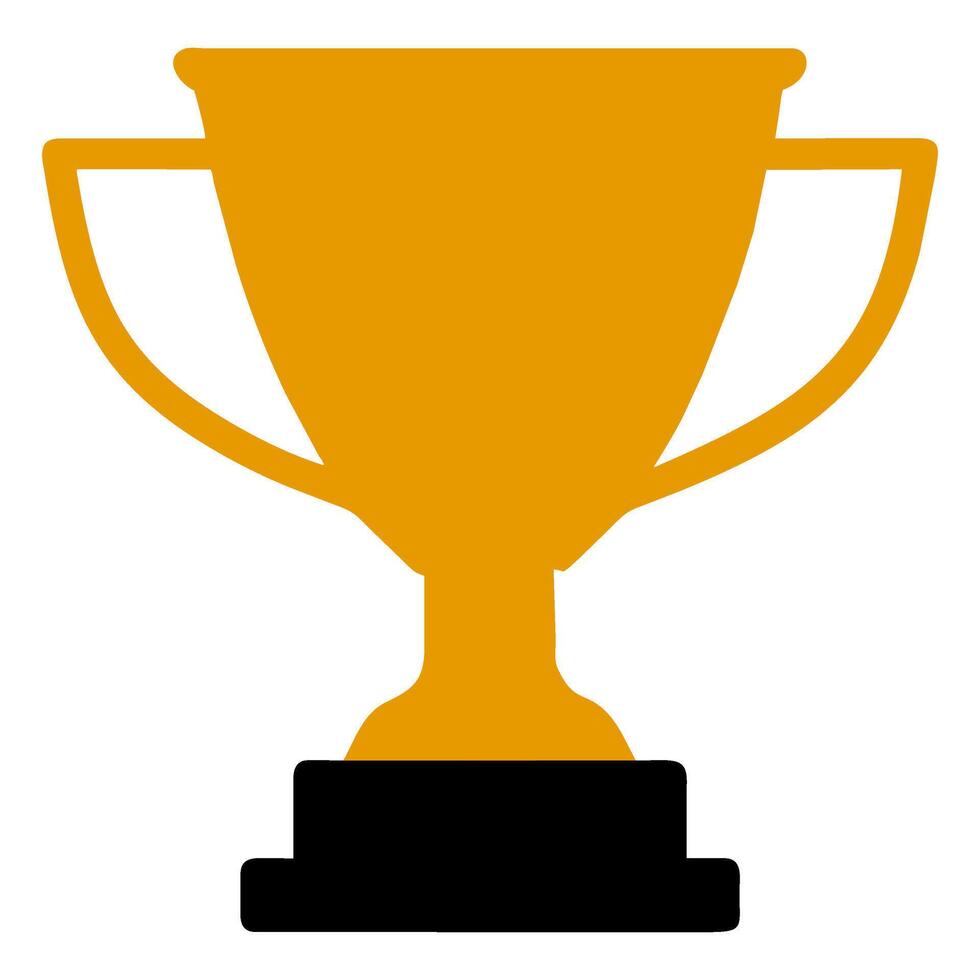 trophy icon in trendy flat style, vector icon