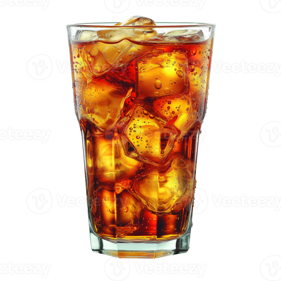 AI generated Sweet iced tea isolated on transparent background png