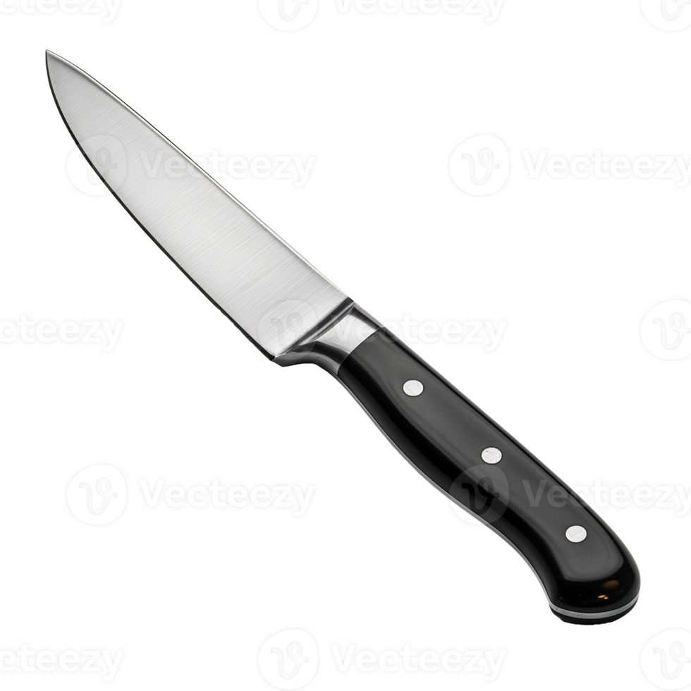AI generated Kitchen knife isolated on transparent background png