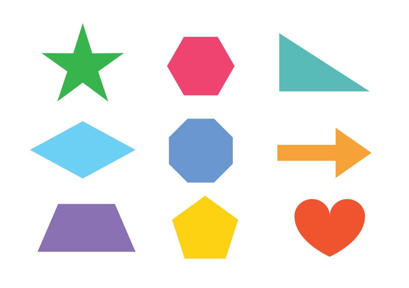 Geometric shape for mathematic vector