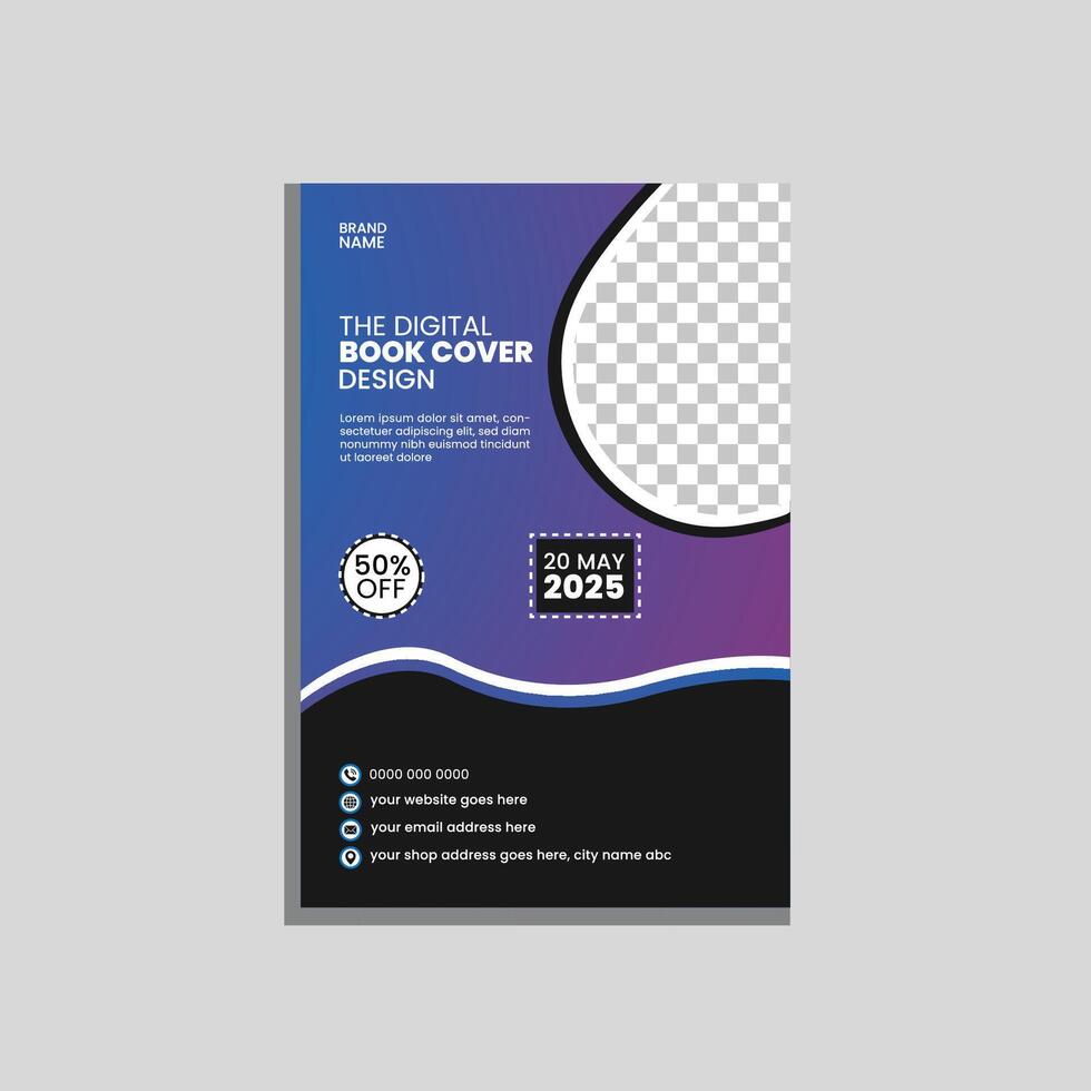Book Cover Template vector