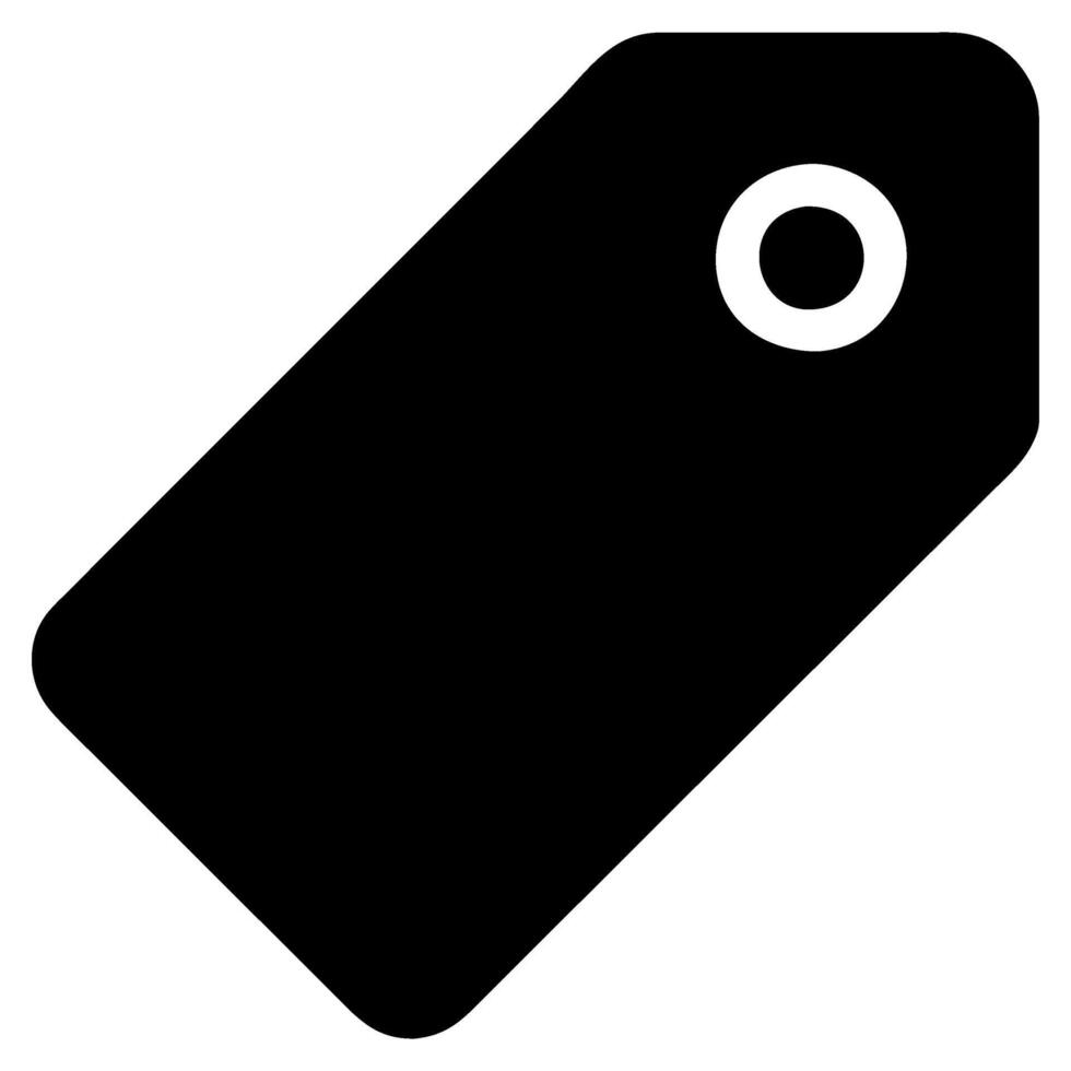 label icon in trendy flat style, vector icon