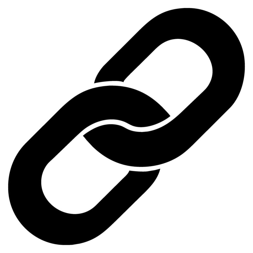 link icon in trendy flat style, vector icon