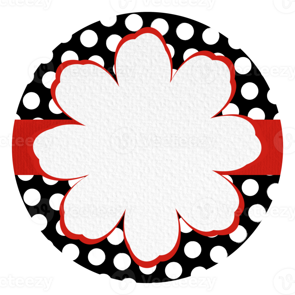 ladybug theme label, tags, notes, memo png