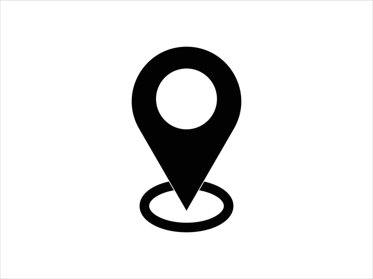 Location icon. Vector illustration.