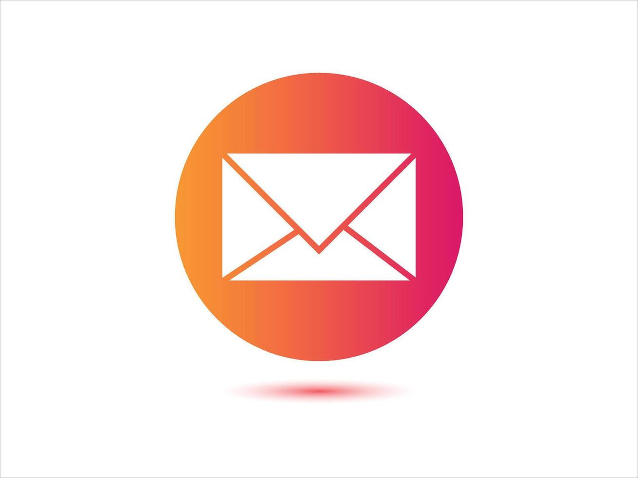 Mail icon in Basic straight flat style. Vector illustration. 39337098 ...