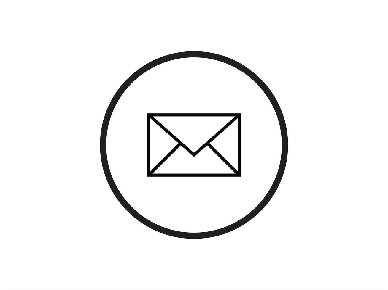 Mail icon in Basic straight flat style. Vector illustration. 39337099 ...