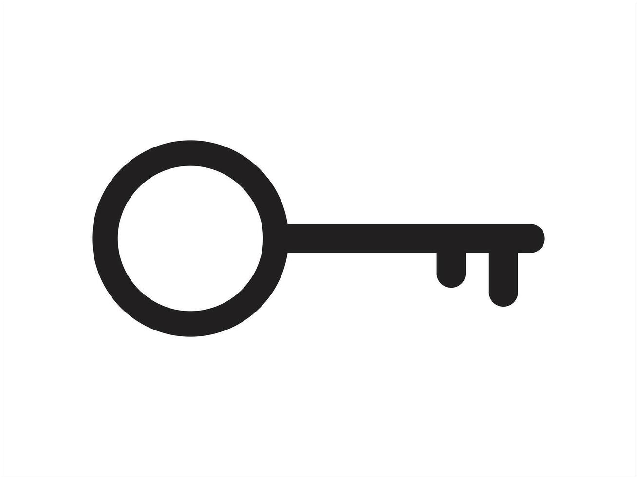Key icon. Collection of vector symbol on white background. Vector illustration.