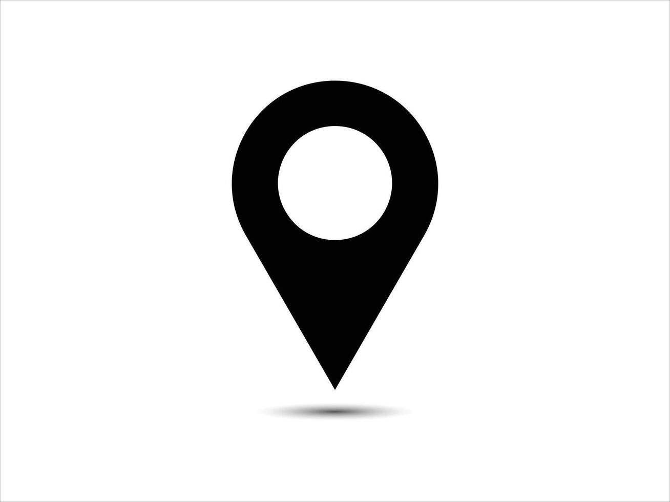 Location icon. Vector illustration.