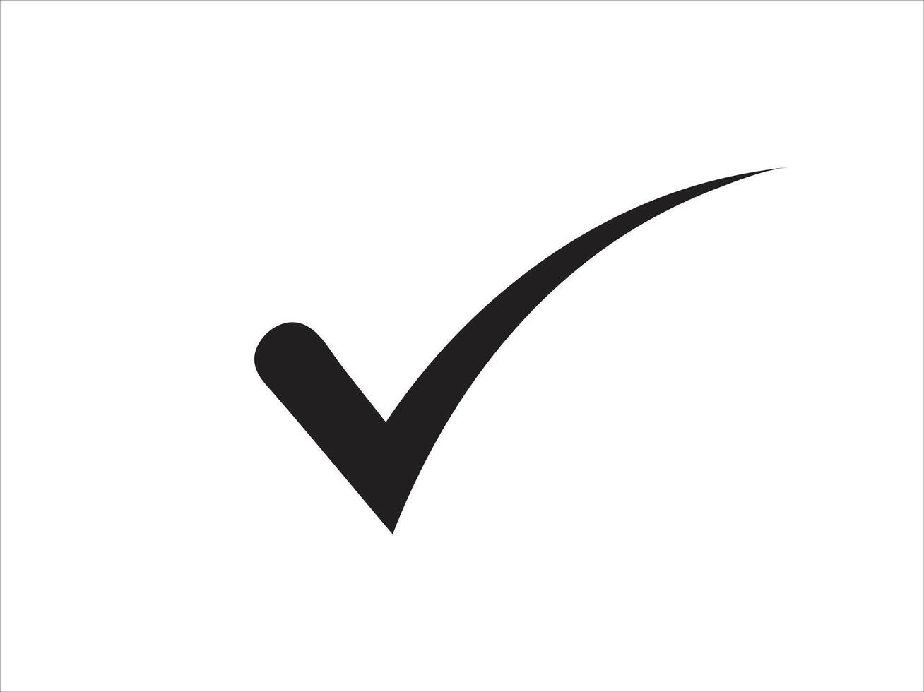 Check mark icon. Collection of vector symbol on white background. Vector illustration.