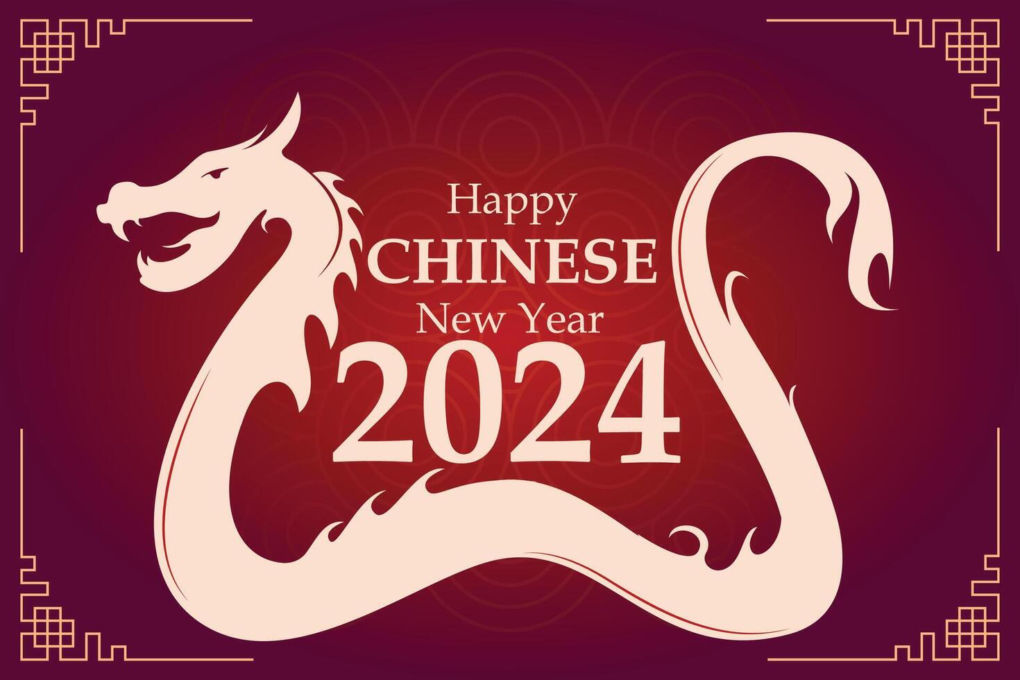 Chinese new year background vector illustration