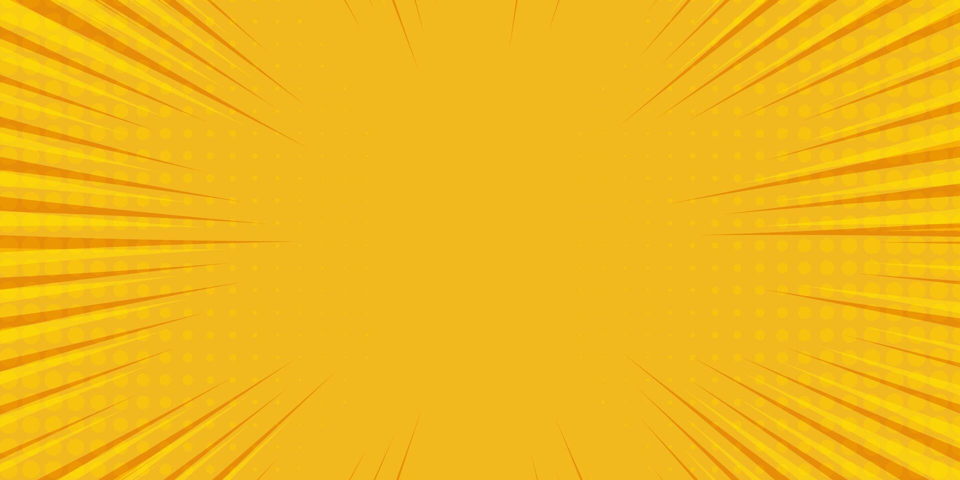 Abstract comic burst background. Comic background with geometric forms and halftone texture. Comic speed lines vector