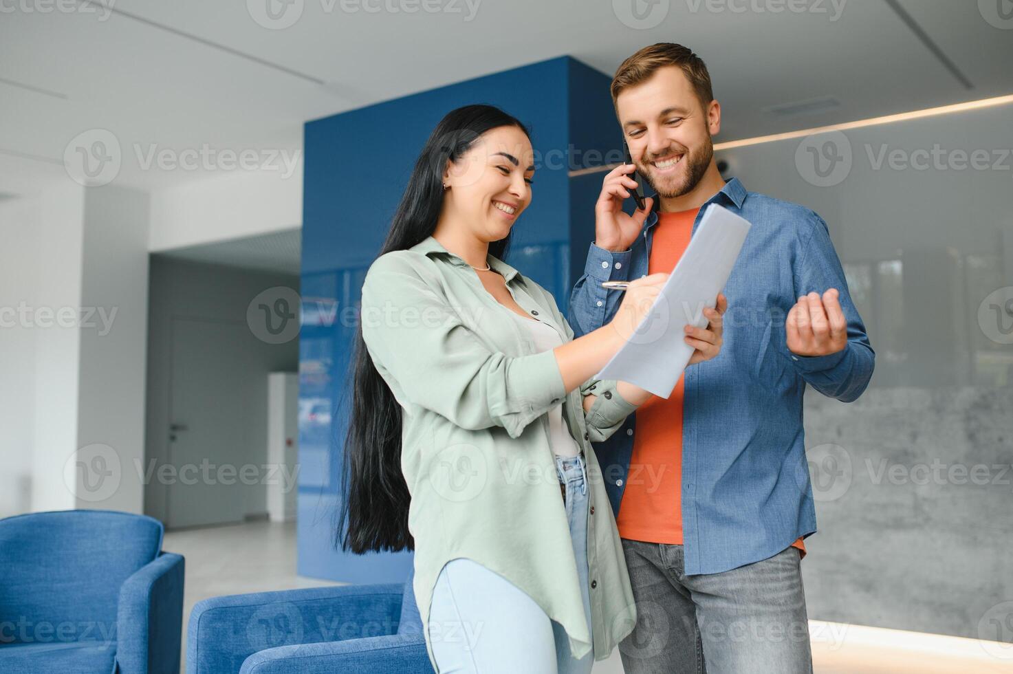 meeting of business partners in the business center. photo