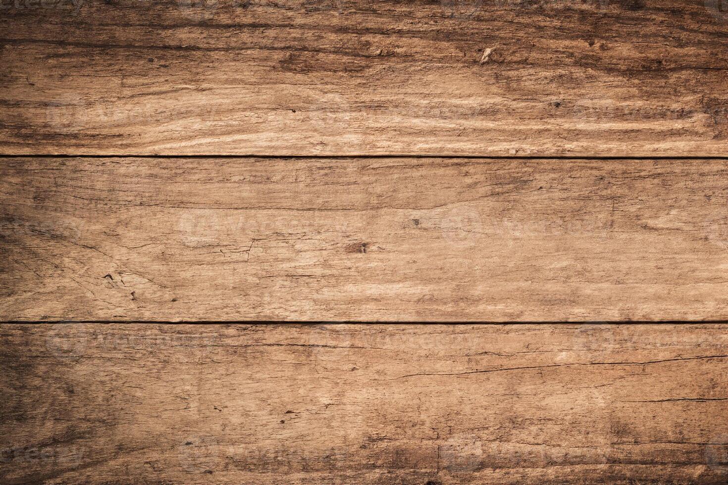 antiguo grunge oscuro texturizado de madera antecedentes , el superficie de el antiguo marrón madera textura , parte superior ver teca madera revestimiento de madera foto