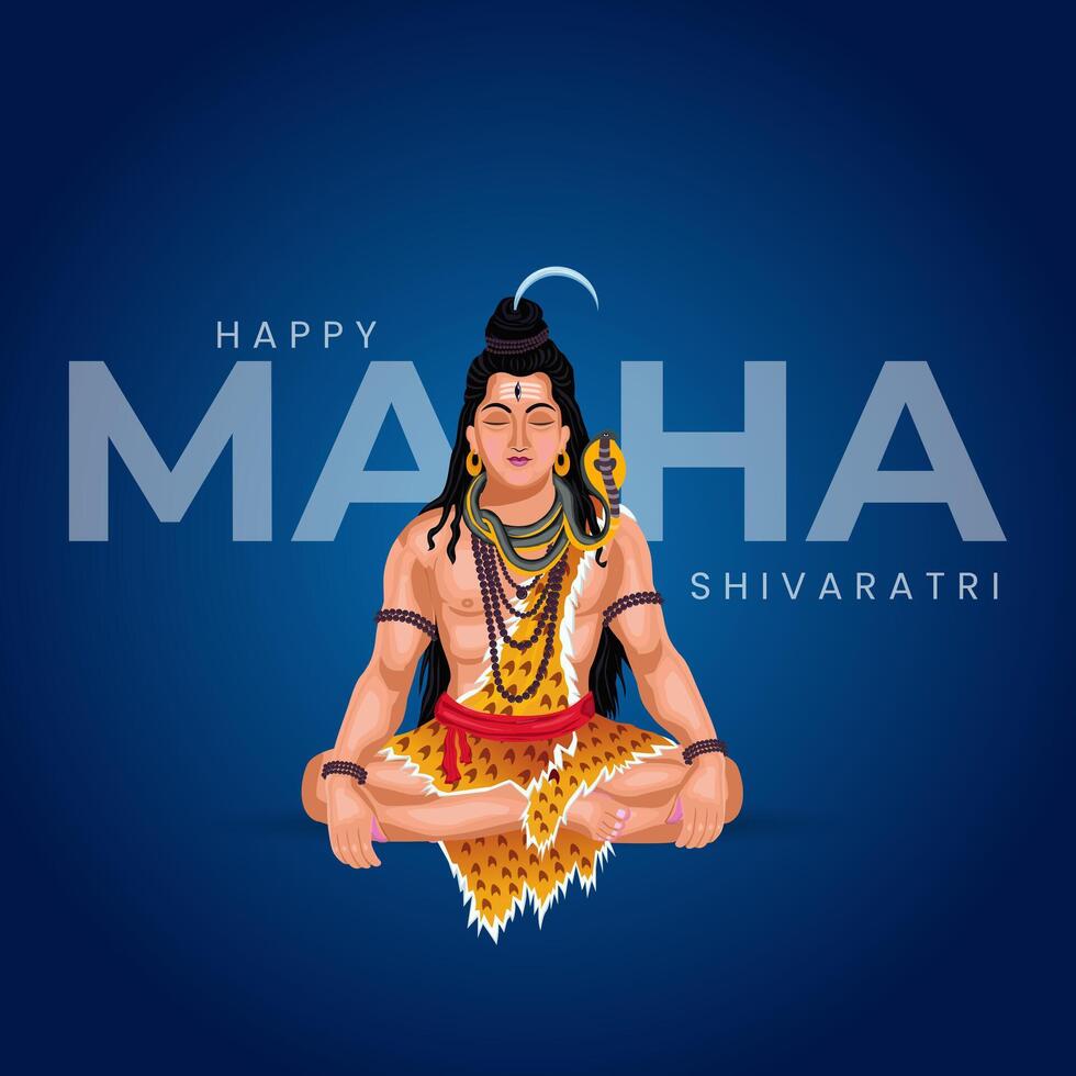 contento maha shivratri maja, shivaratri deseos, contento maha shivratri social medios de comunicación enviar , shivratri web bandera, historia, impresión vector