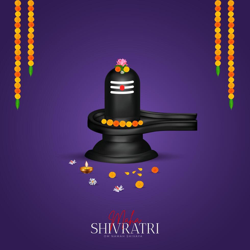 Happy Maha Shivratri Maha, Shivaratri Wishes, Happy Maha Shivratri Social Media Post , Shivratri Web Banner, Story, Print vector