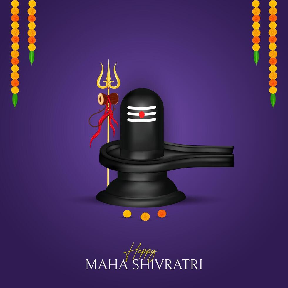 Happy Maha Shivratri Maha, Shivaratri Wishes, Happy Maha Shivratri Social Media Post , Shivratri Web Banner, Story, Print vector