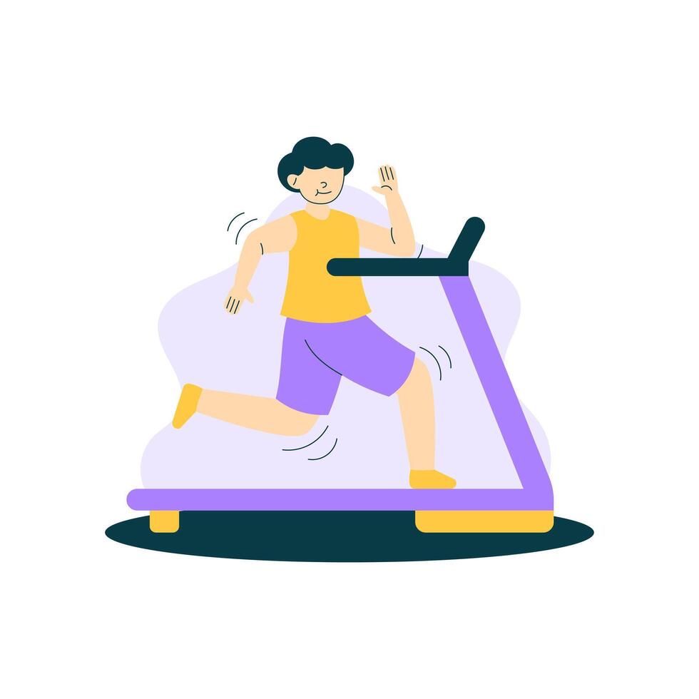 Workout - Flat Design vector