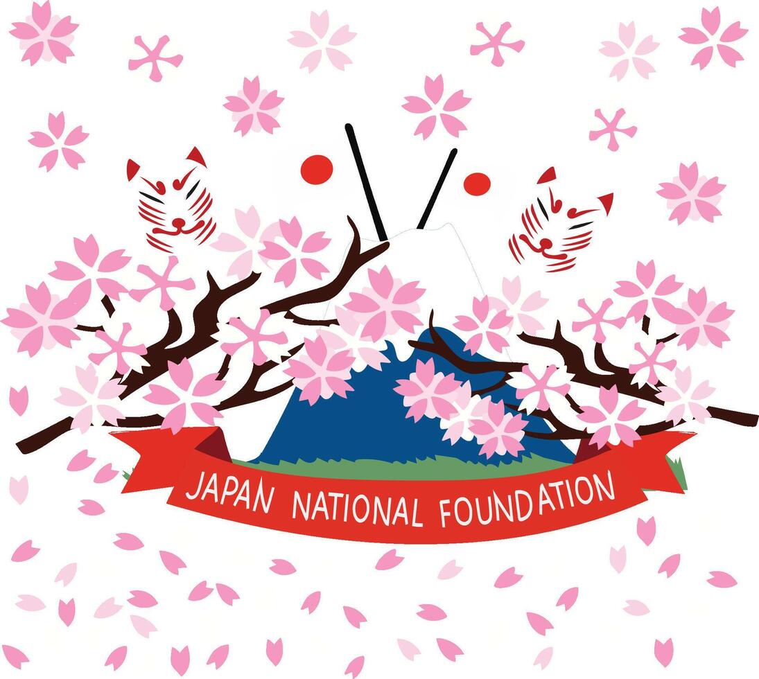 vector Japón nacional Fundación