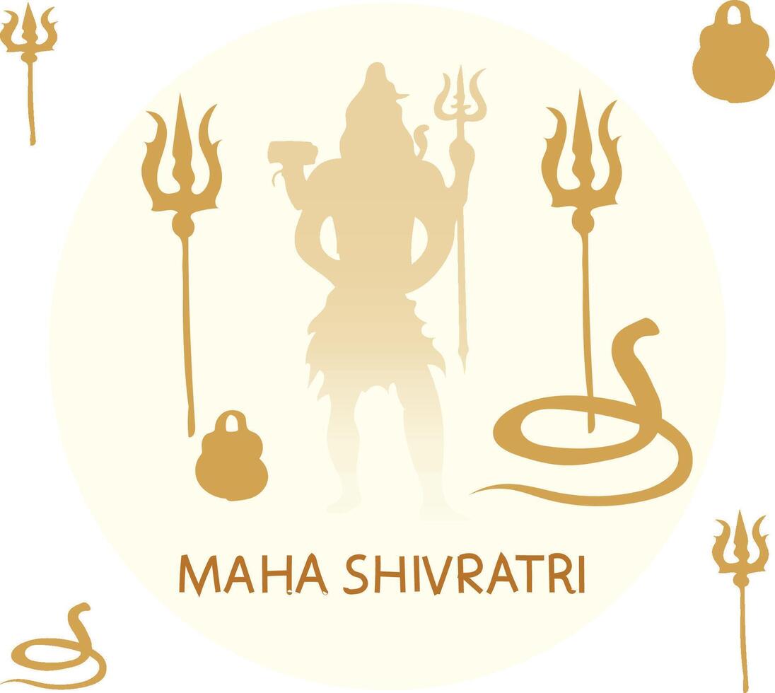 Maha Shivaratri Festival India vector