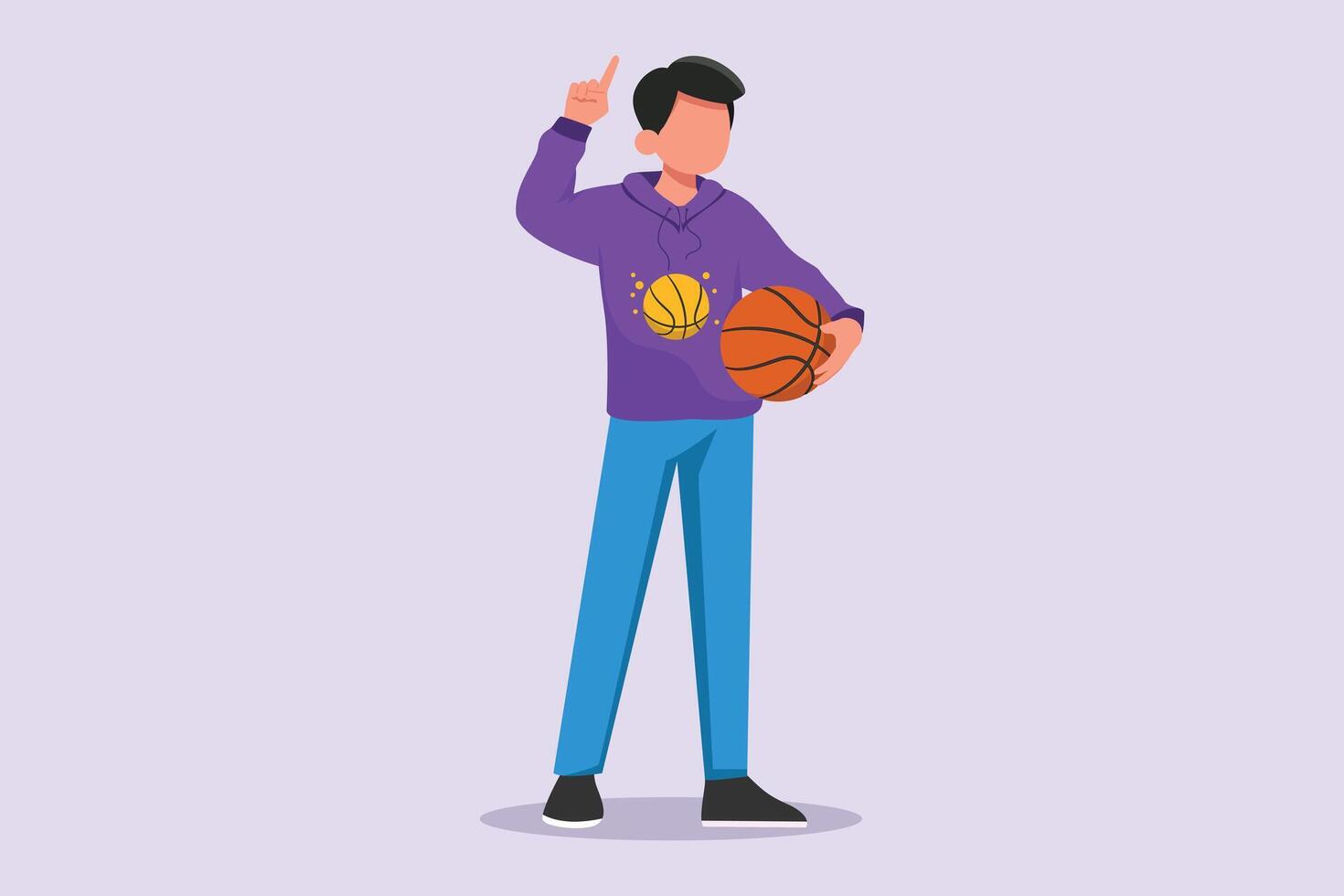 Sports concept. Colored flat vector illustration isolated.