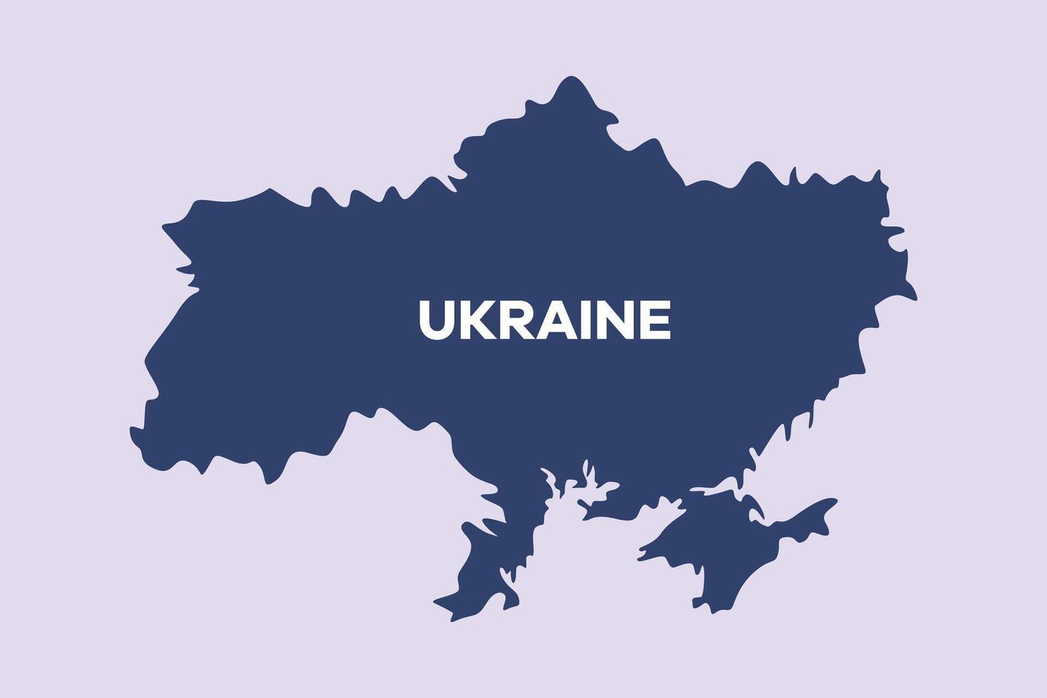 mapa de Ucrania. mundo mapa concepto. de colores plano vector ilustración aislado.