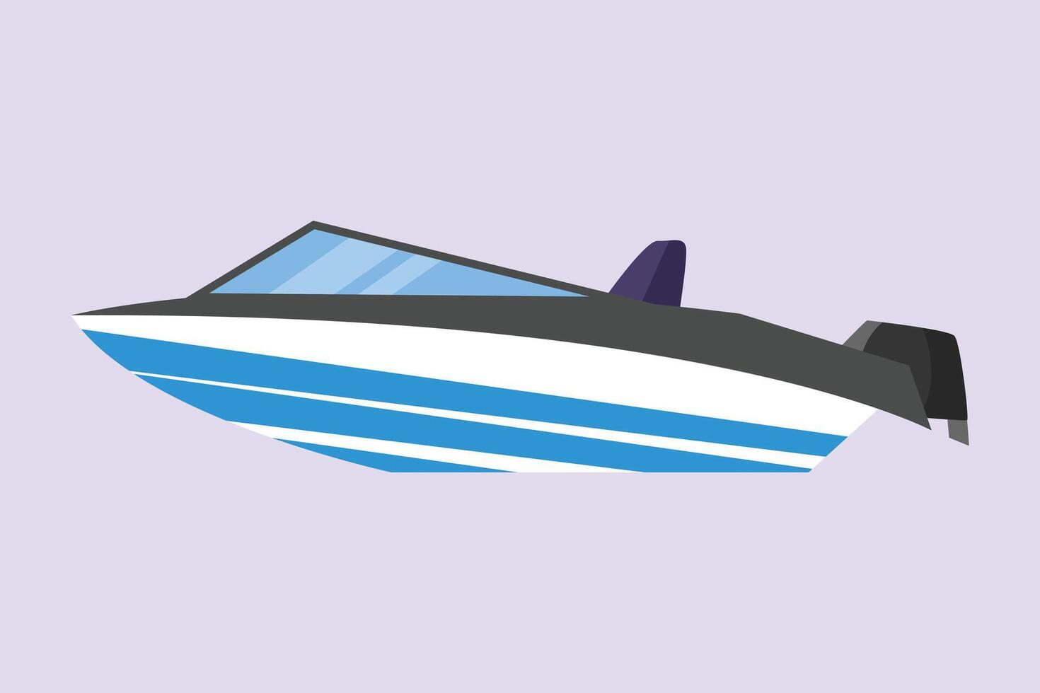 Sea transportation concept. Colored flat vector illustration isolated.