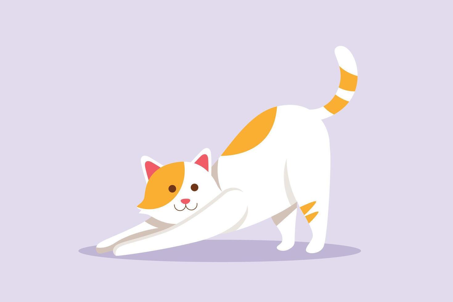 Urban Pet concept. Colored flat vector illustration isolated.