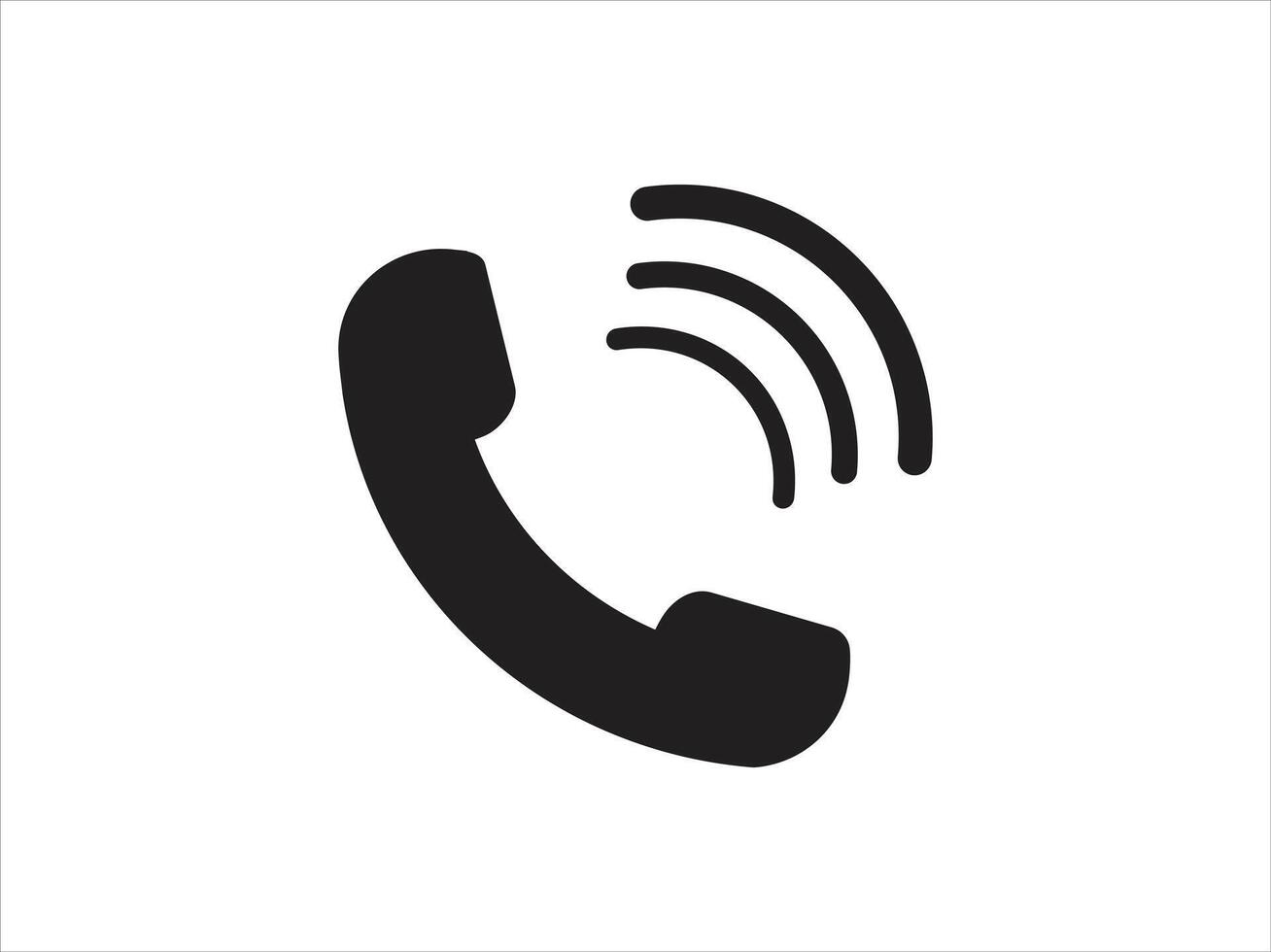 Phone call icon vector . Vector illustration