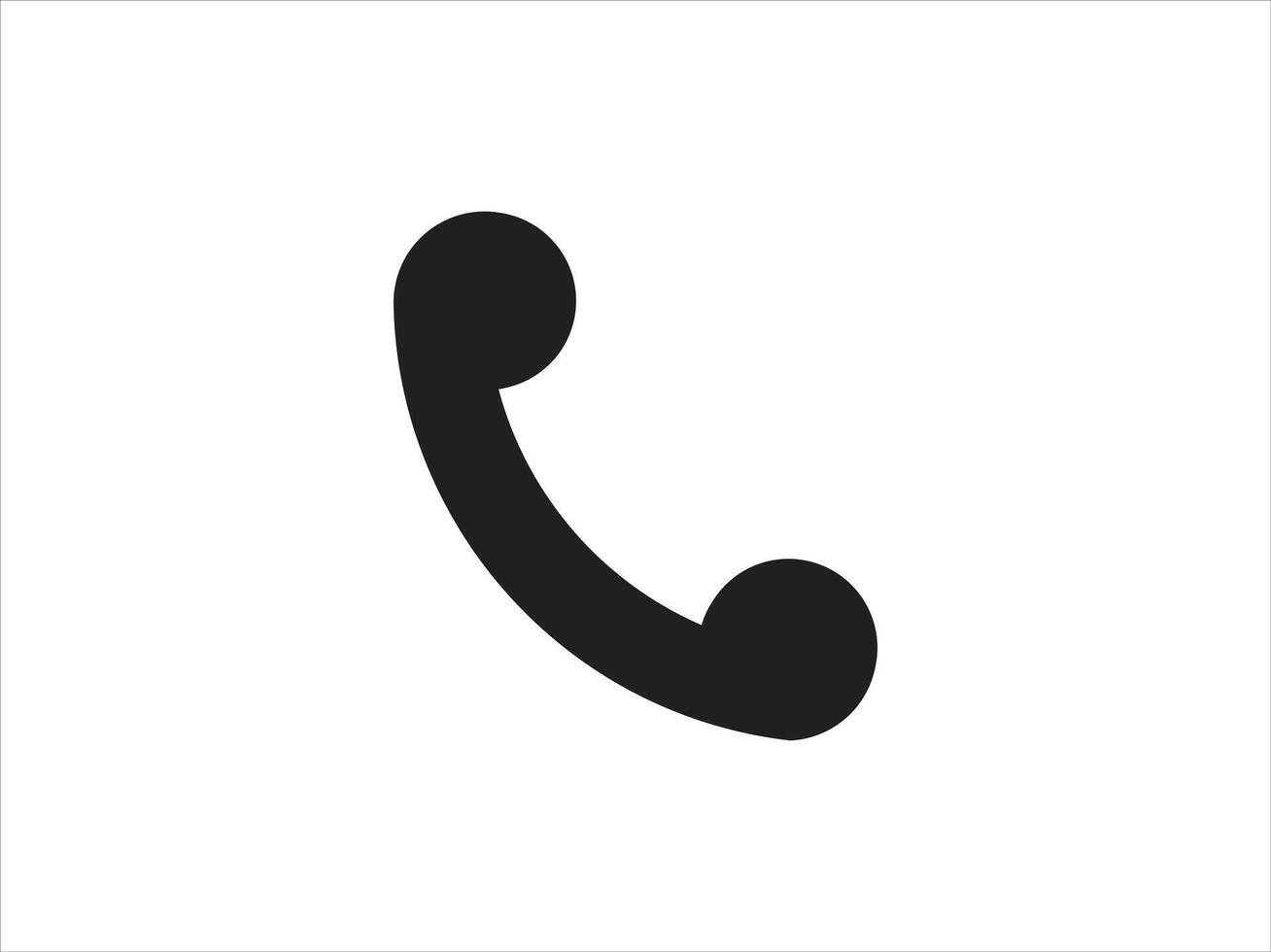 Phone call icon vector . Vector illustration