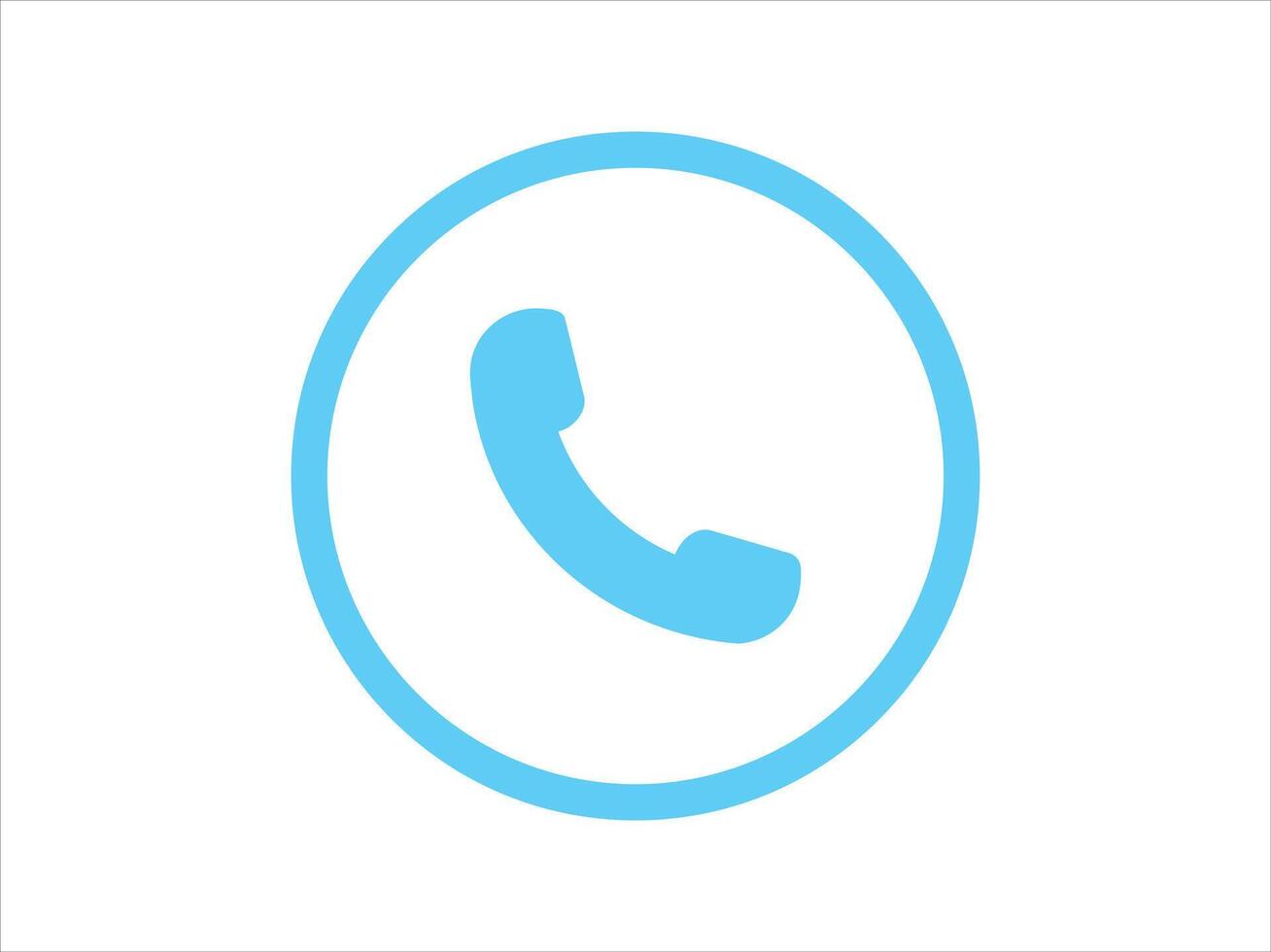 Phone call icon vector . Vector illustration