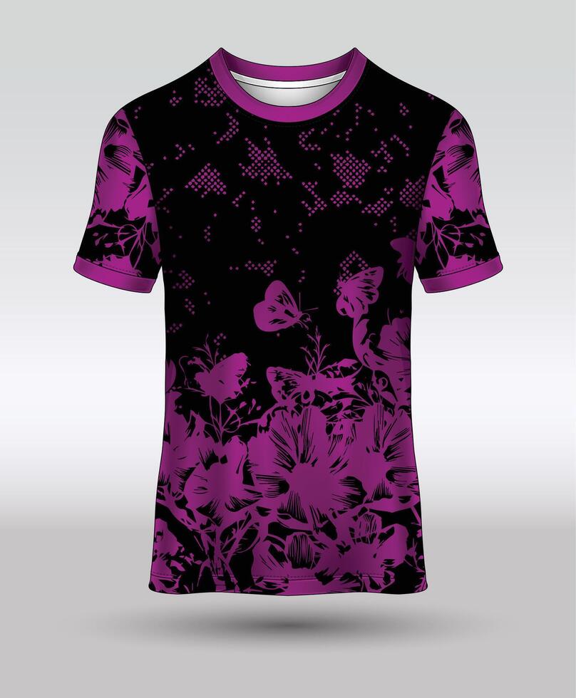 Grunge T-shirt jersey Design for Sublimation Print vector