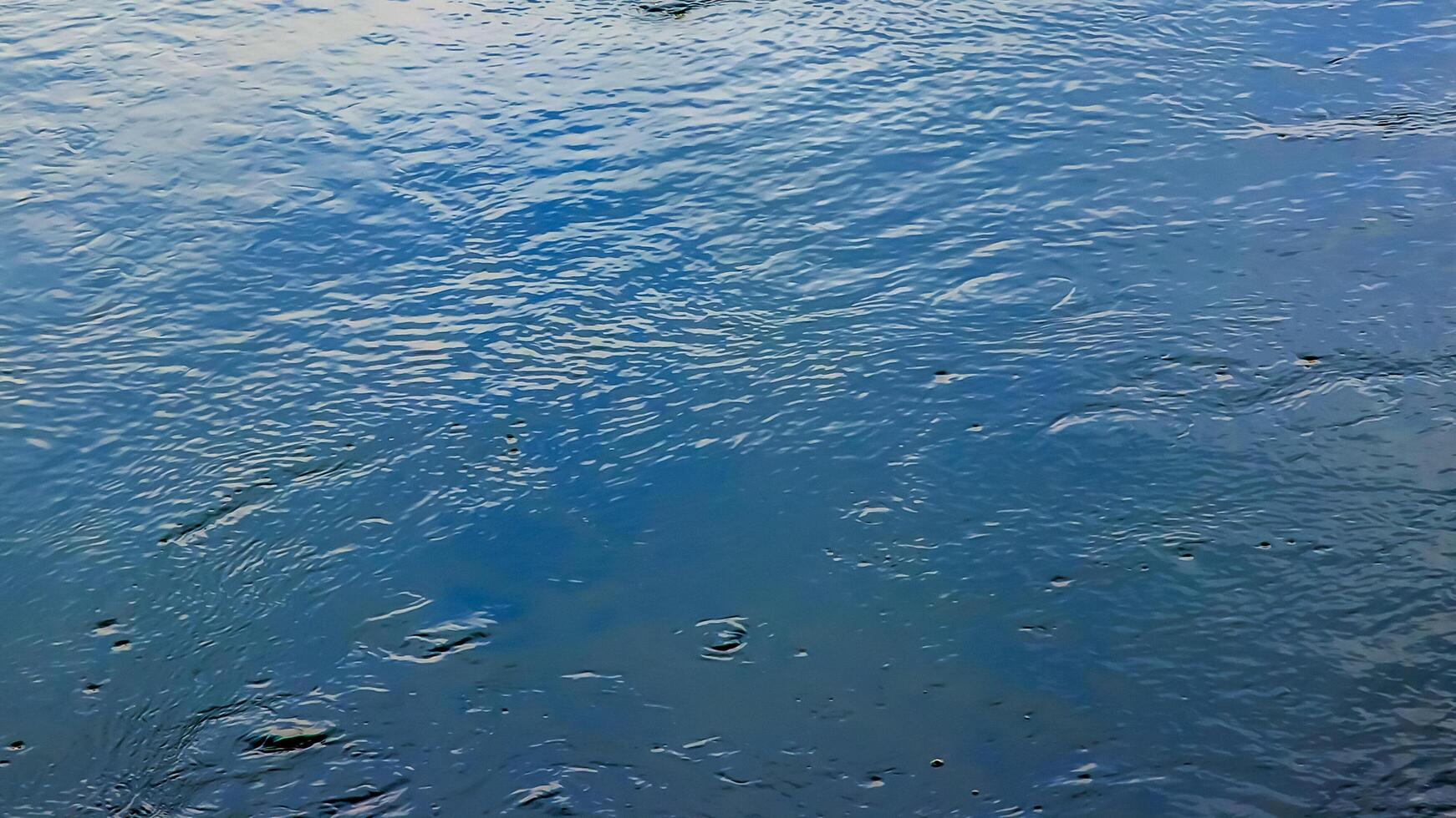 Background of the water surface of the Salzach river. Texture of water of a mountain river. photo