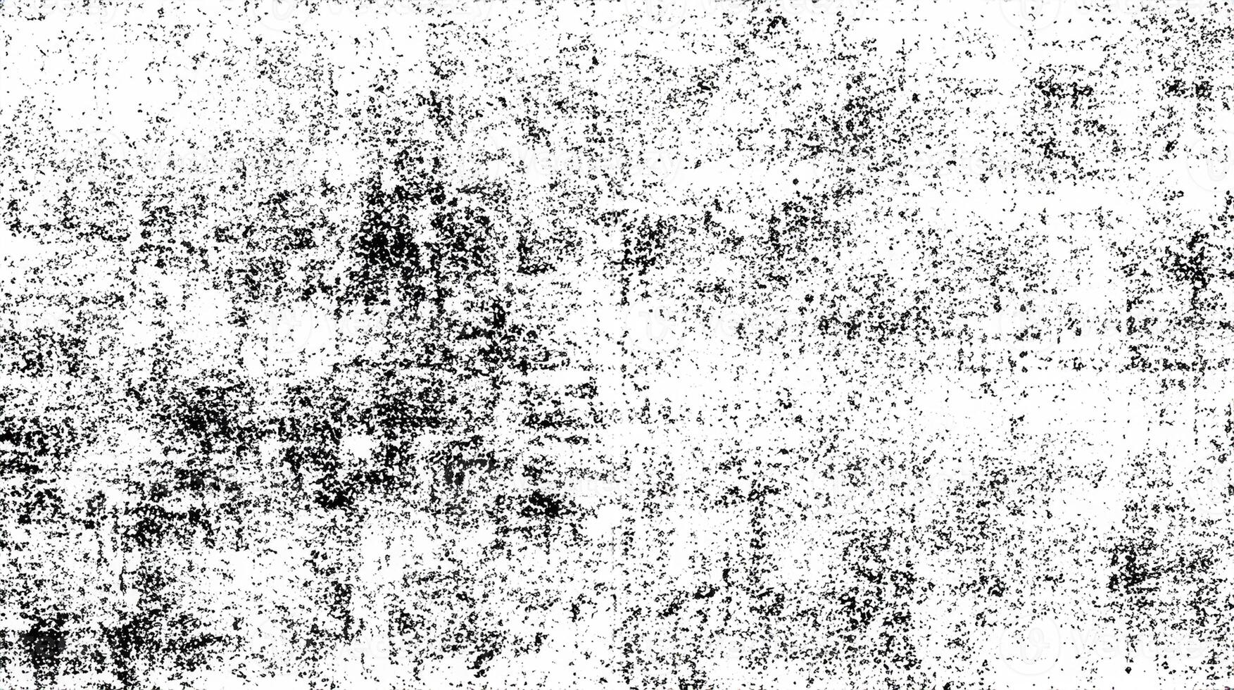 Rough black and white texture. Distressed overlay texture. Grunge background. Abstract textured effect. Illustration. Black isolated on white background. photo