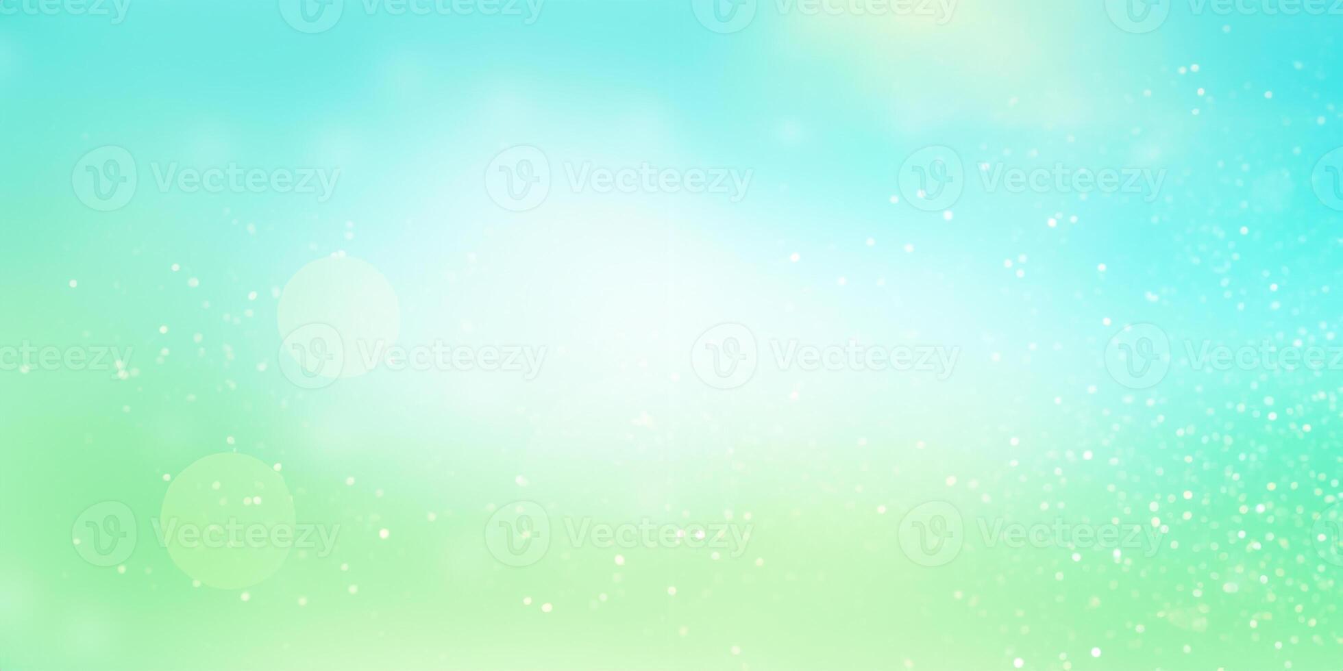 Colorfull abstract green yellow blue background. Light bokeh for eco friendly wallpaper or your design ideas. photo