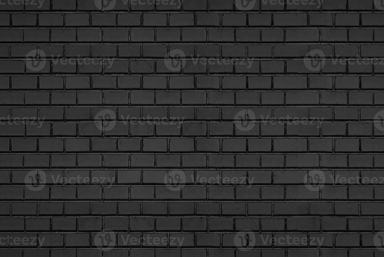 Abstract black brick wall pattern background and black backdrop, Blank copy space. photo