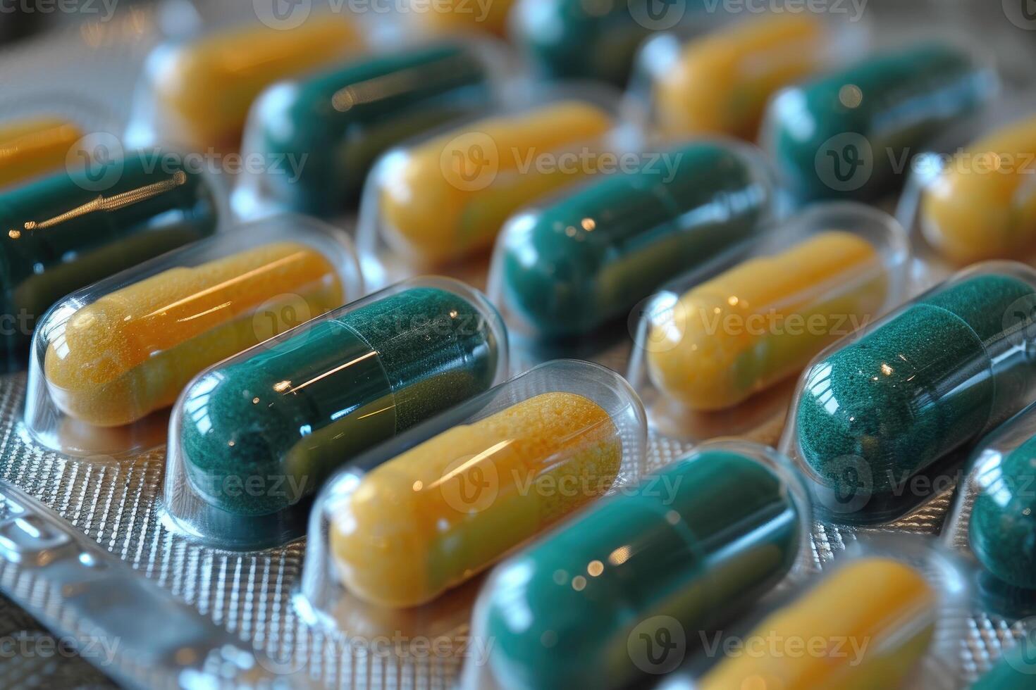 AI generated drugs or medicines design professional photography photo